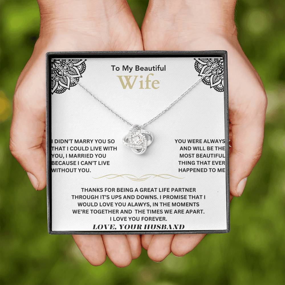 To my beautiful wife