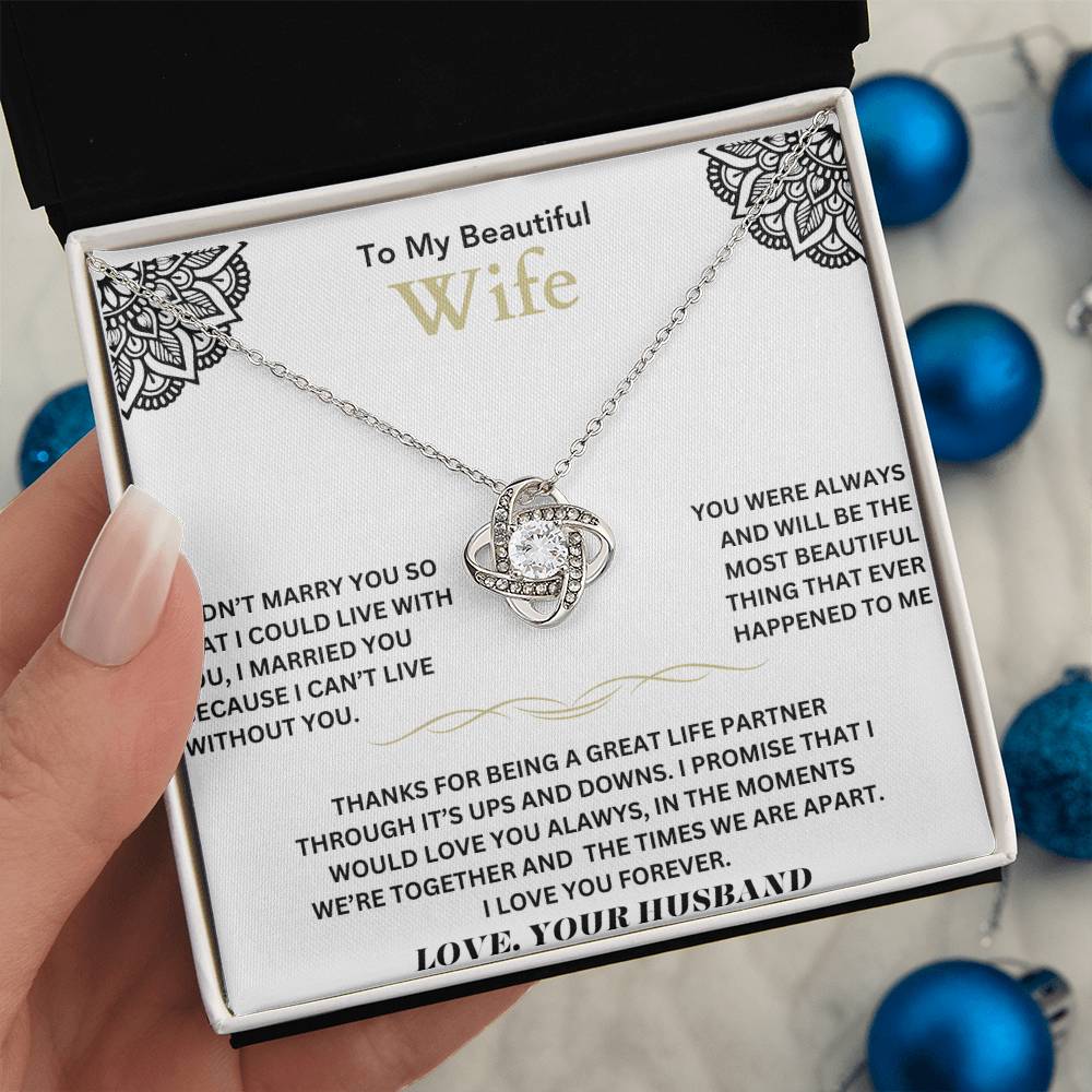 To my beautiful wife