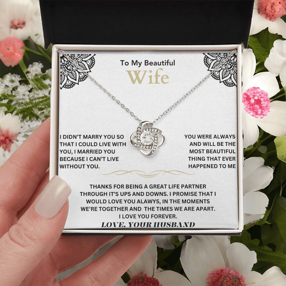 To my beautiful wife