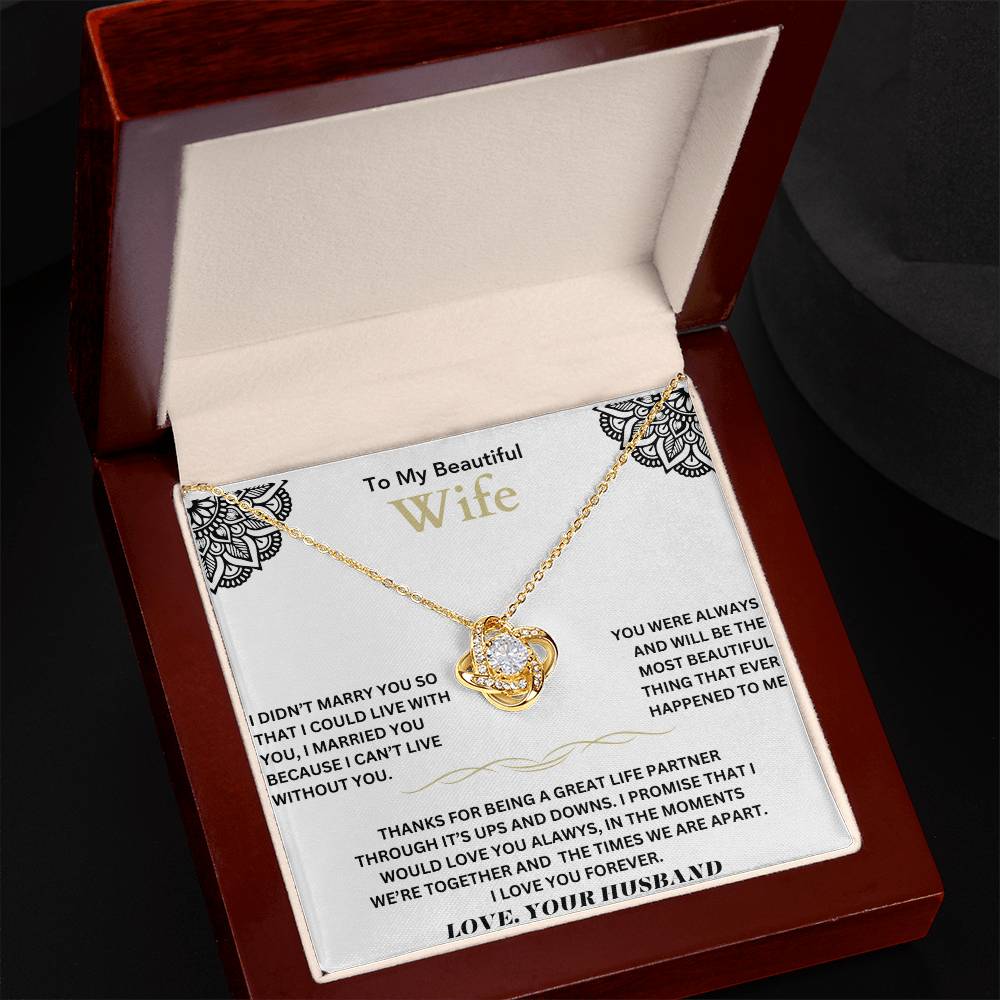 To my beautiful wife