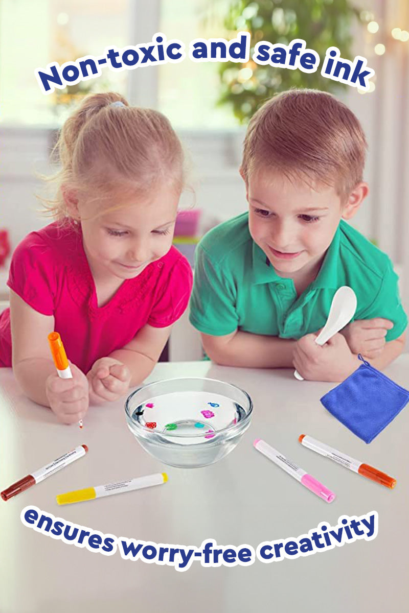 AquaDoodle™ Magic Water Pens - Mess-Free Drawing Pens for Kids