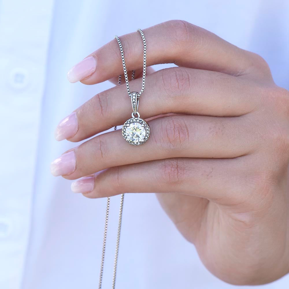 TO MY AMAZING GRANDDAUGHTER WITH THE ETERNAL HOPE NECKLACE