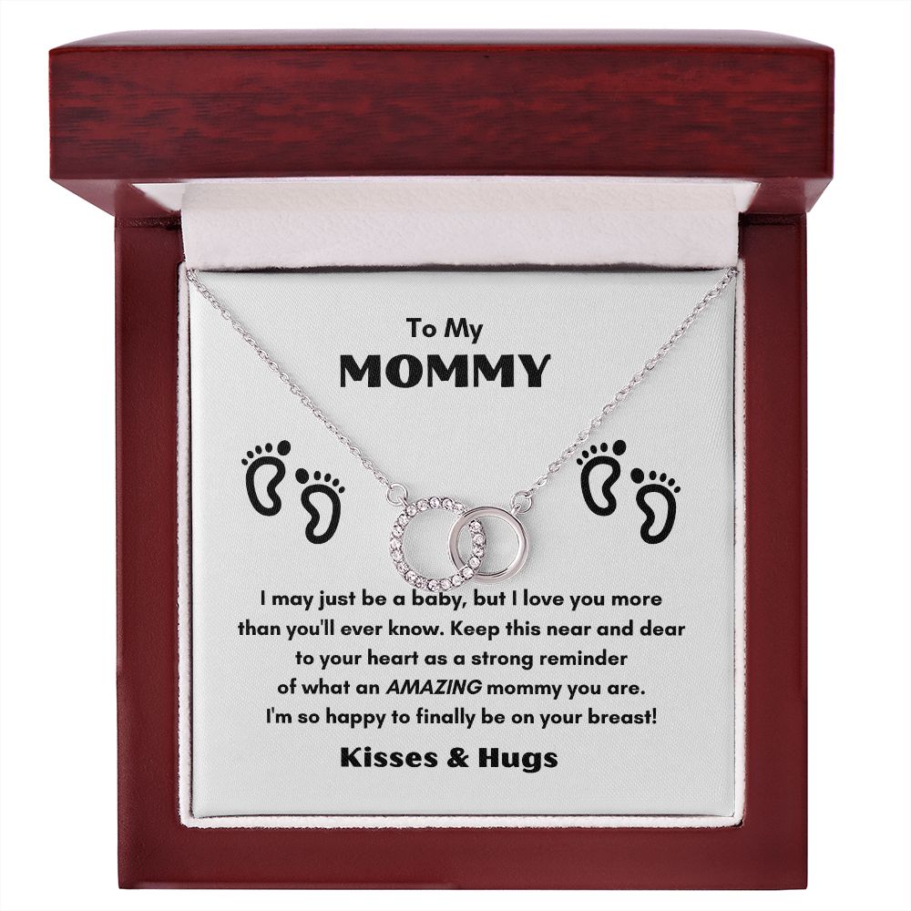 TO MY MOMMY PERFECT PAIR NECKLACE FOR MOTHER'S DAY COLLECTIONS