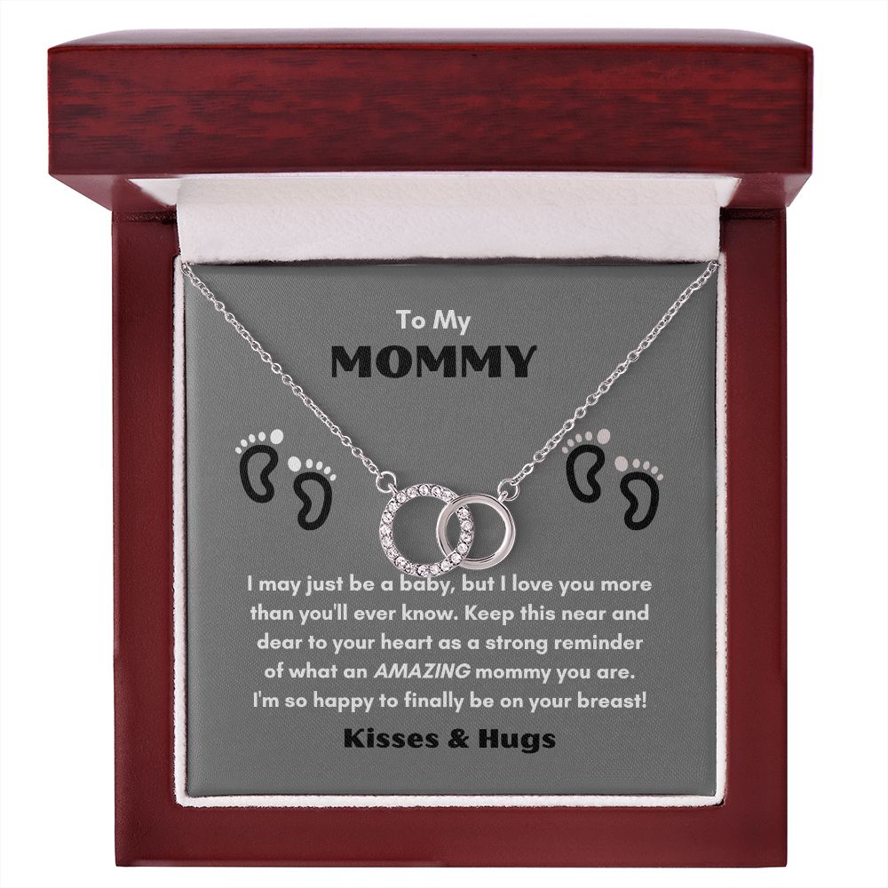 TO MY MOMMY THE PERFECT PAIR NECKLACE FOR MOTHER'S DAY COLLECTIONS