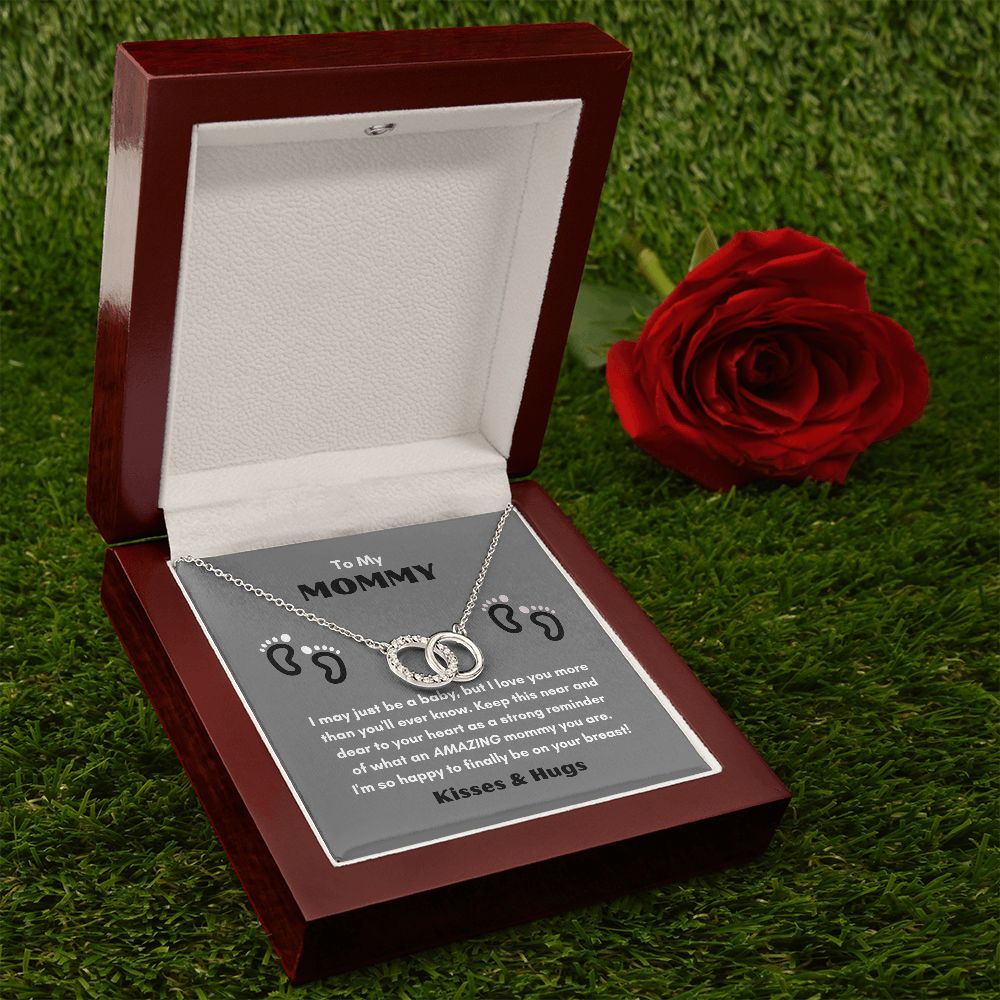 TO MY MOMMY THE PERFECT PAIR NECKLACE FOR MOTHER'S DAY COLLECTIONS