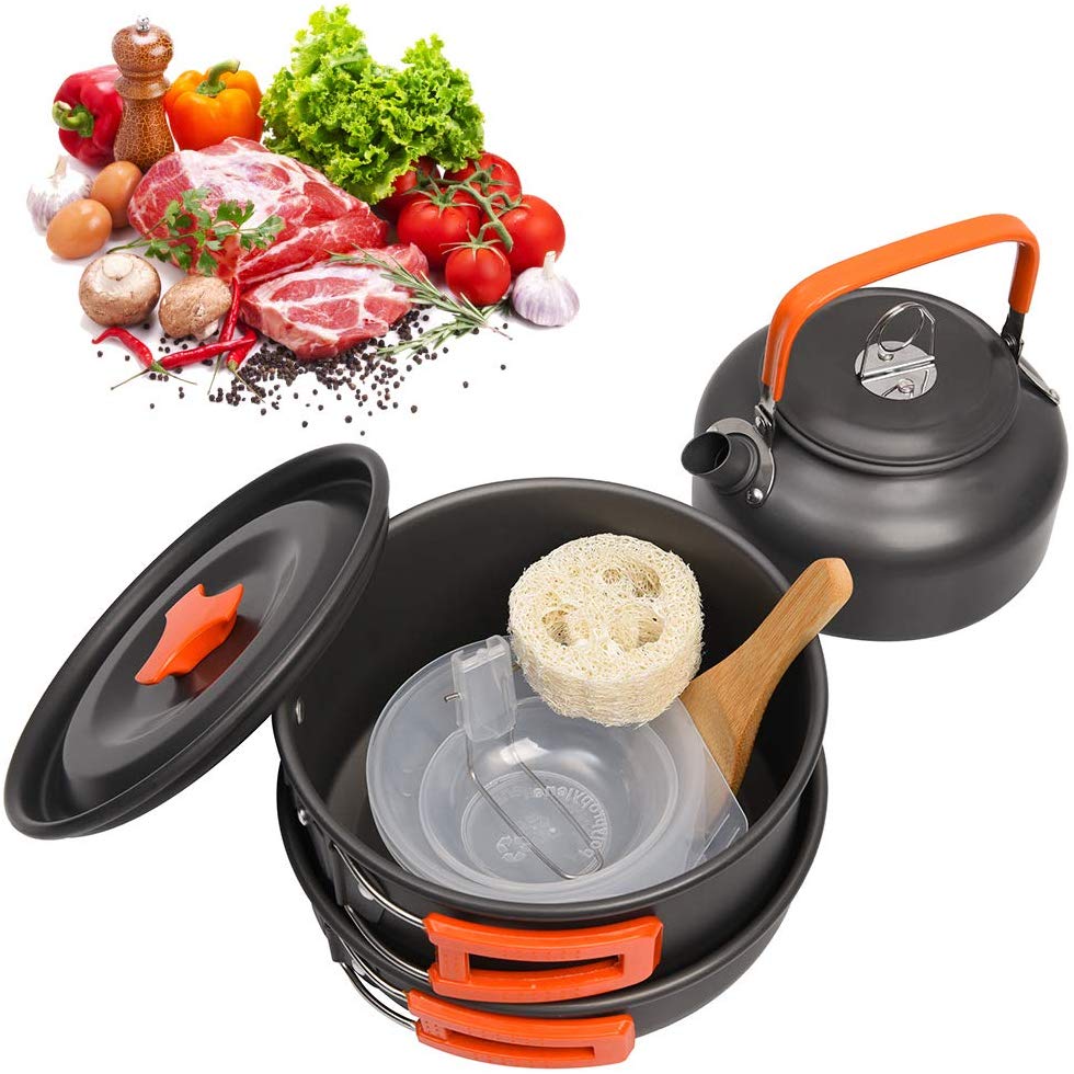 Prepare Delicious Meals Anywhere with INDA's Camping Essential Cookware Set