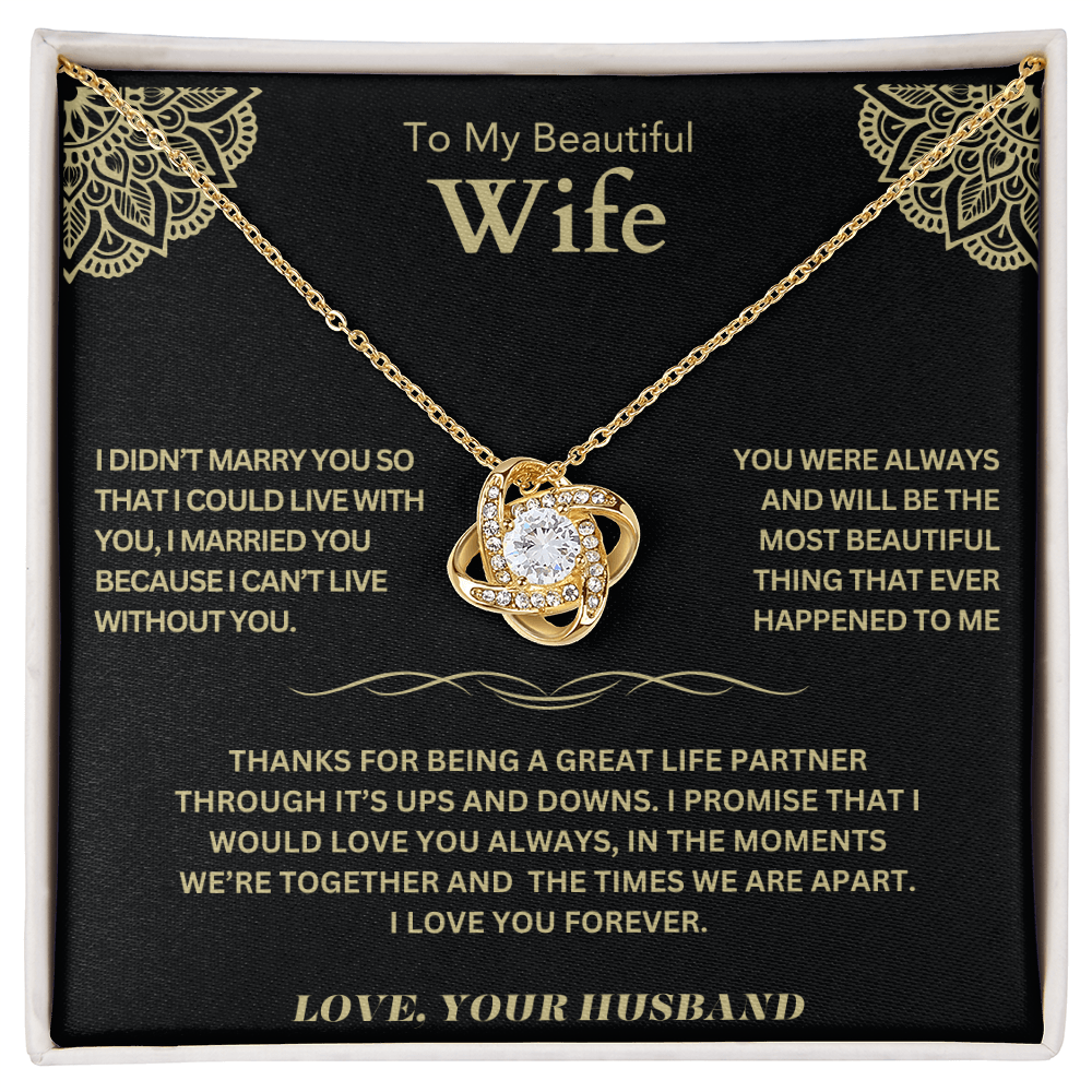 To My ONE and ONLY BEAUTIFUL WIFEY
