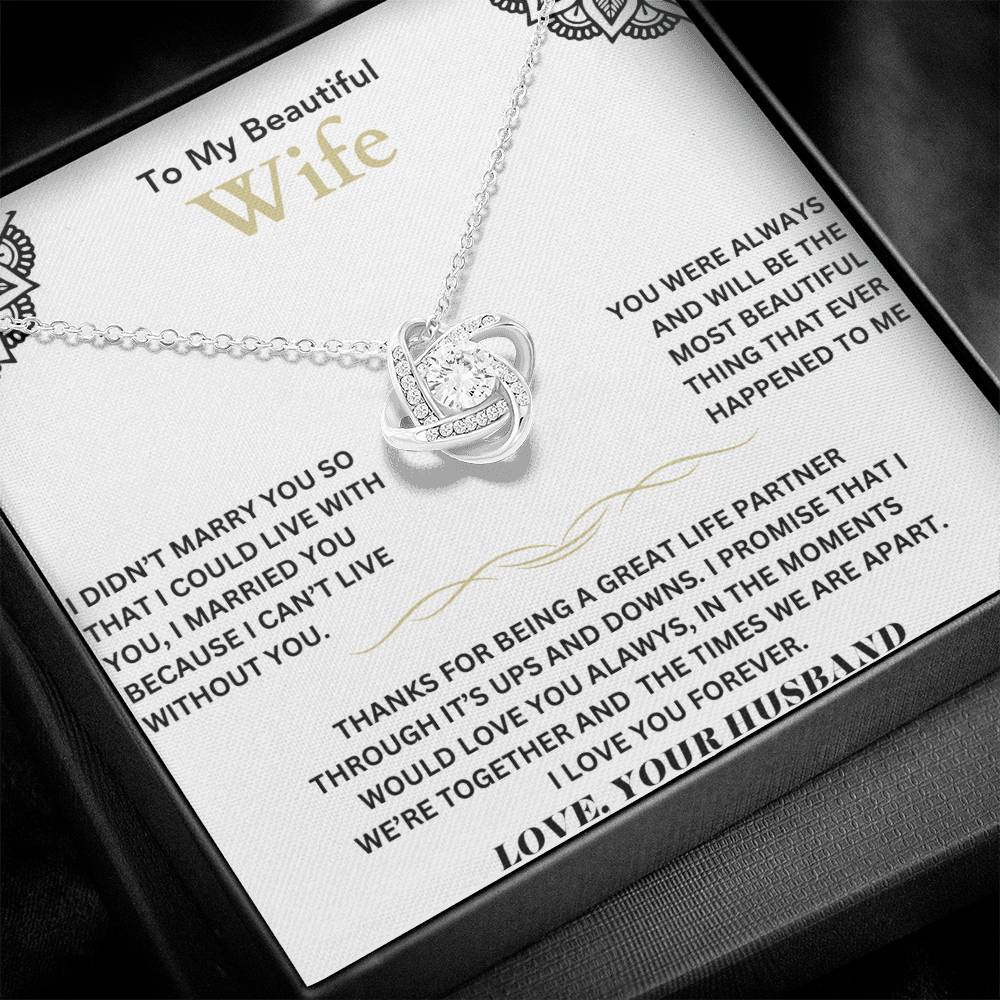 To my beautiful wife