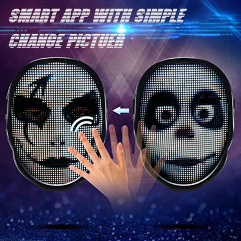 SMART CREATION™ LED Light Programmable Party Mask