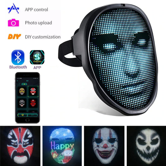 SMART CREATION™ LED Light Programmable Party Mask