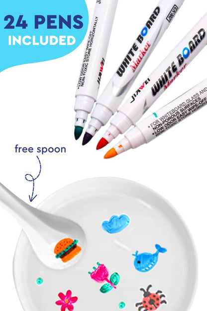AquaDoodle™ Magic Water Pens - Mess-Free Drawing Pens for Kids
