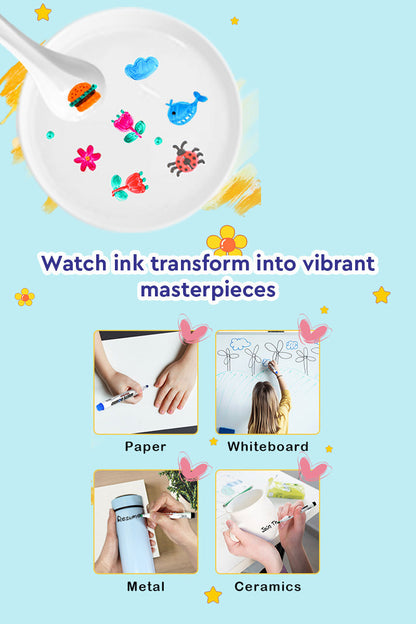 AquaDoodle™ Magic Water Pens - Mess-Free Drawing Pens for Kids
