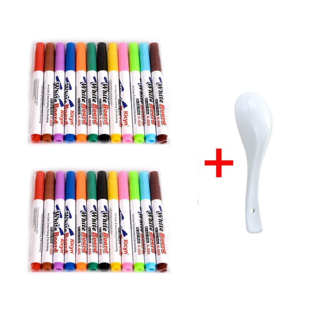 AquaDoodle™ Magic Water Pens - Mess-Free Drawing Pens for Kids