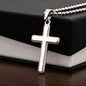 TO MY SPECIAL NEEDS SON, STAINLESS CROSS NECKLACE