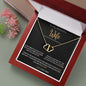 T0 MY BEAUTIFUL WIFE EVERLASTING LOVE NECKLACE