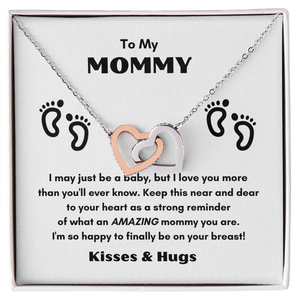 TO MY MOMMY, THE INTERLOCKING LOVE NECKLACE MOTHER'S DAY COLLECTION