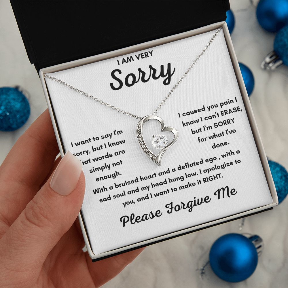 Forever Love Necklace: A Profound Forgiveness Gift to Say 'I'm Sorry