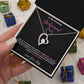 To My Amazing Girlfriend on demand love necklace message card