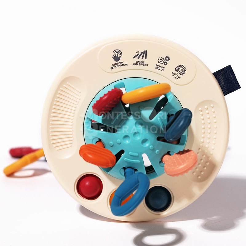 Motor Skills Boost: Silicone Pulling Toy™