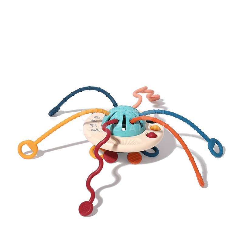 Motor Skills Boost: Silicone Pulling Toy™